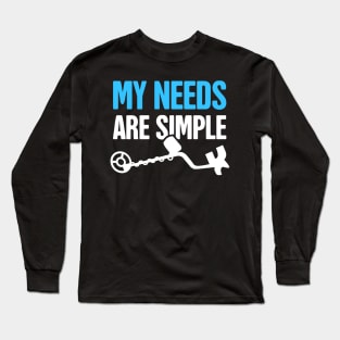 Funny Metal Detecting / Metal Detector Gift Long Sleeve T-Shirt